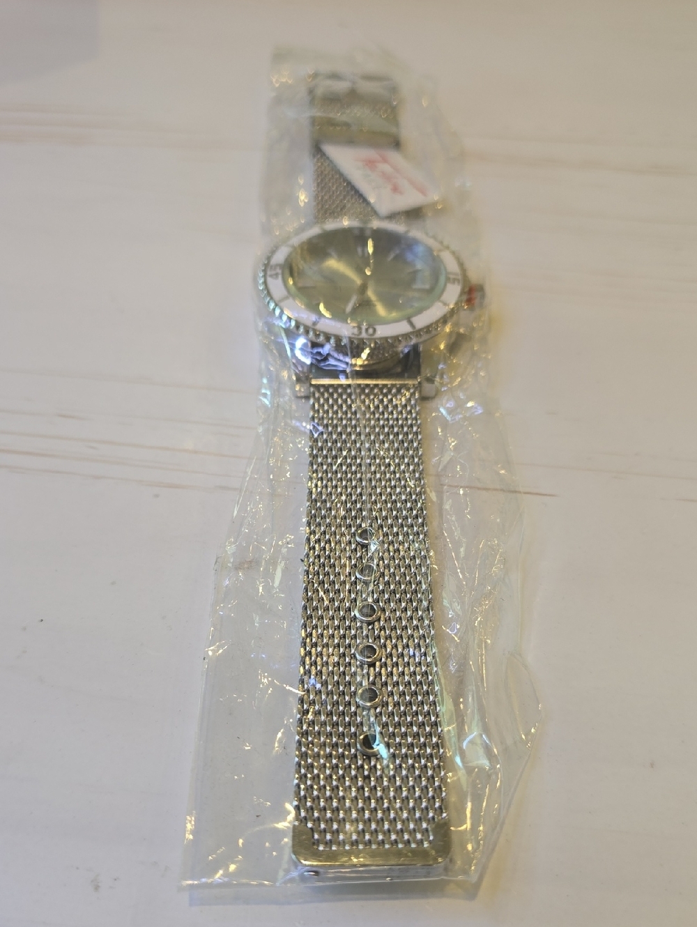 Techno Rave Silver Band Men's Watch